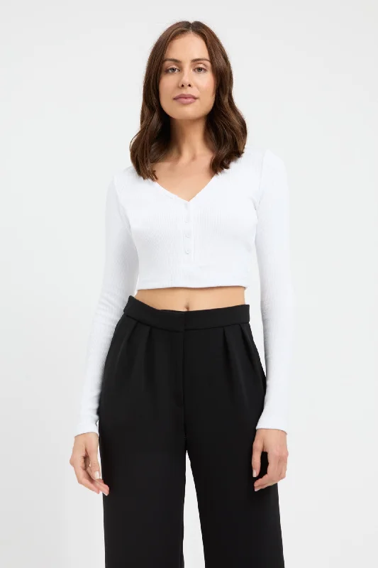 Evening Elegance Veronica Button Top