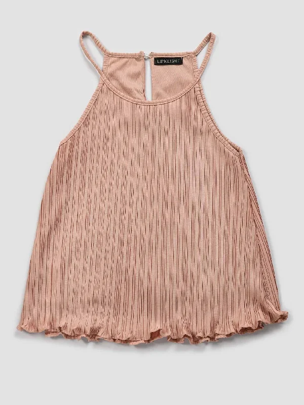 Seasonal Trends Crinkled Silk Top