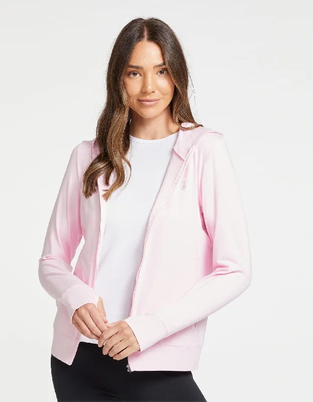 Hot Trends Luxe Hooded Full Zip Top UPF 50+ Sensitive Collection