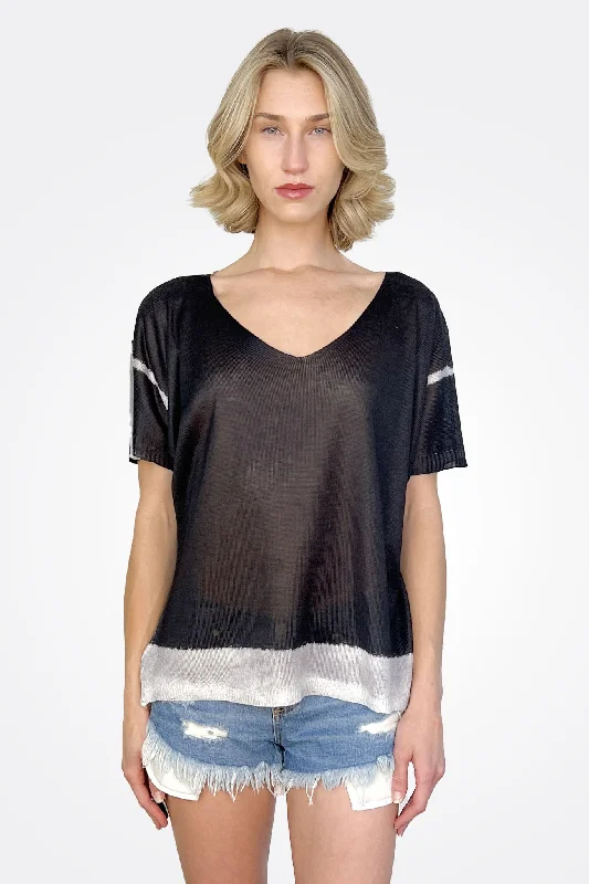 Women's Clothing Boutique Zadig Shirt - Black Glacier