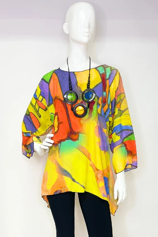 Fashion Essentials Lior One Size Primary Abstract Boho