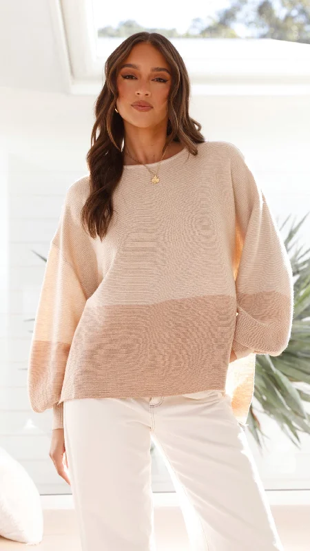 Seasonal Trends Seneca Jumper - Beige