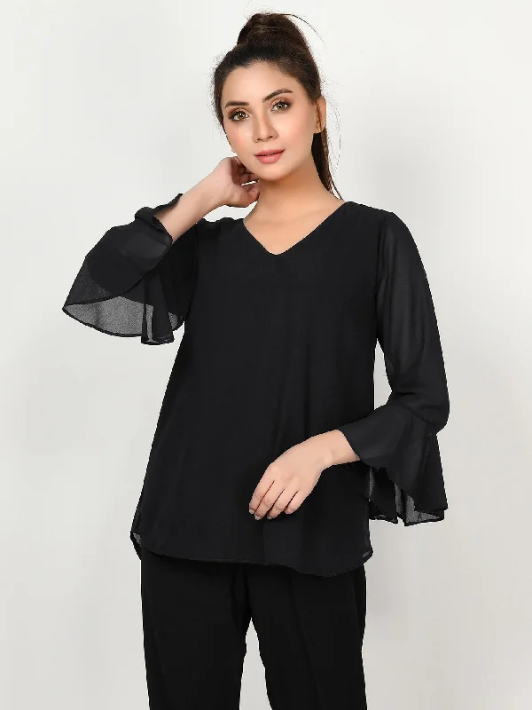 Season Sale Flare Sleeved Top