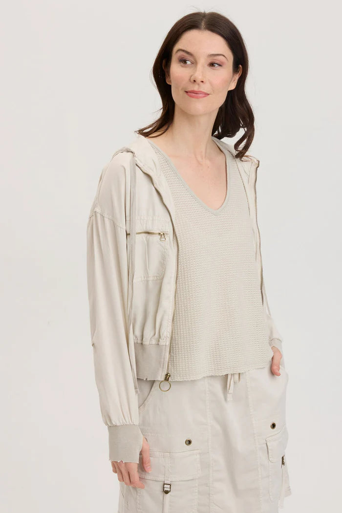 Seasonal Sale Karney Distressed Bomber - Klondike Pigment