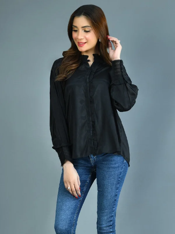 Summer Sale Embroidered Silk Top