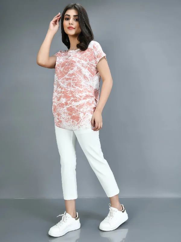 Chic Style, Always In Vogue Printed Top