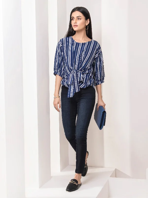 Vintage Fashion Striped Top