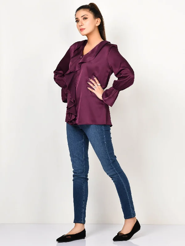 Trend Alert Ruffled Silk top
