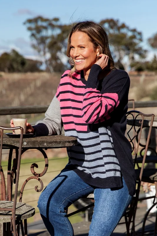 Must-Have Styles Elm Effie Mixed Knit Multi