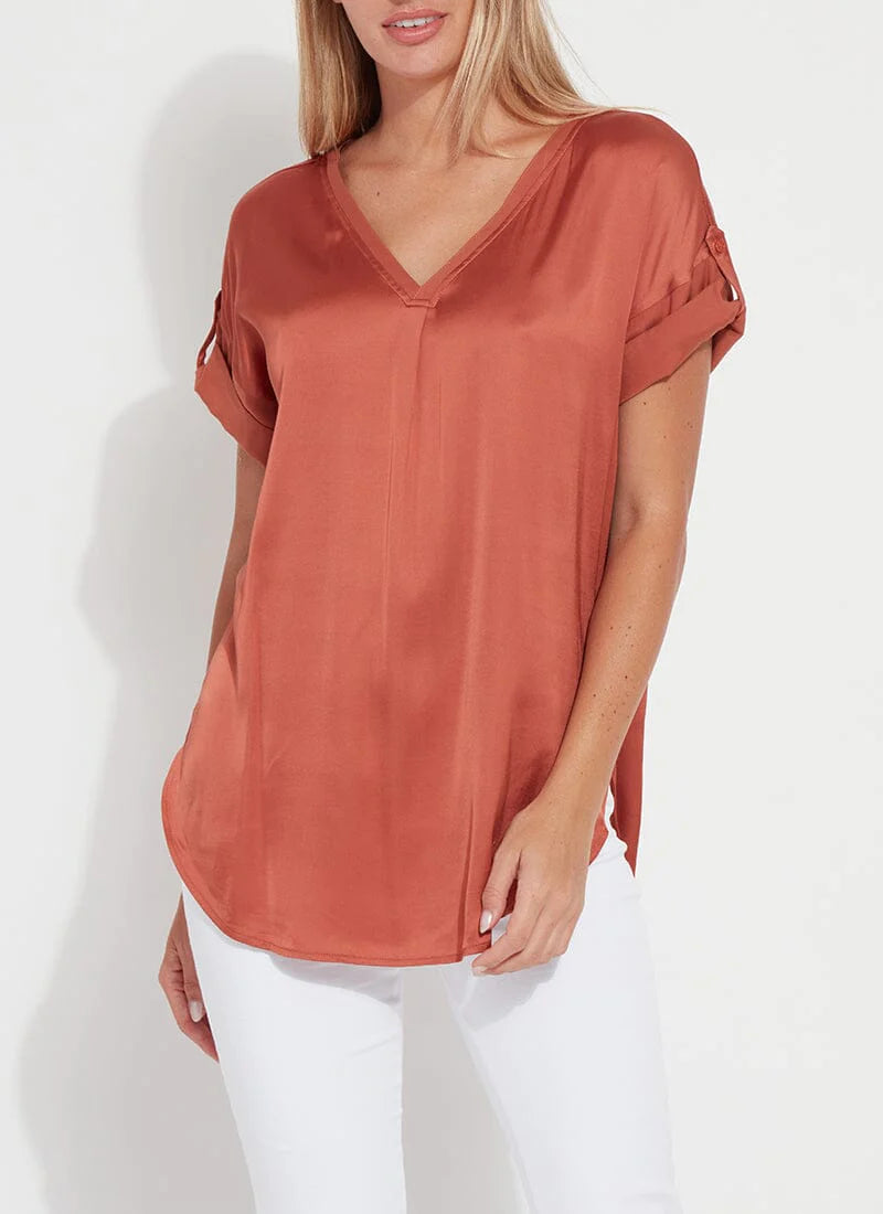 Women's Urban Fashion Santorini Top - Pure Henna