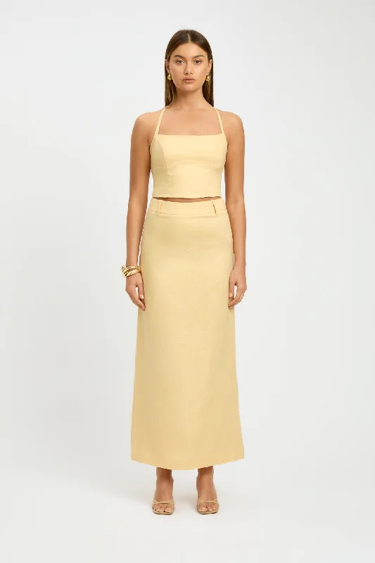 End Of Season Sale Palm Backless Top