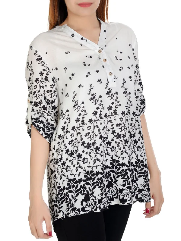Business Casual Outfits Printed Top