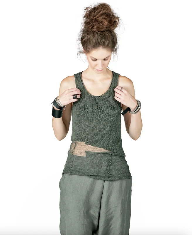 Wardrobe Upgrade Anica Top - Smoke Green