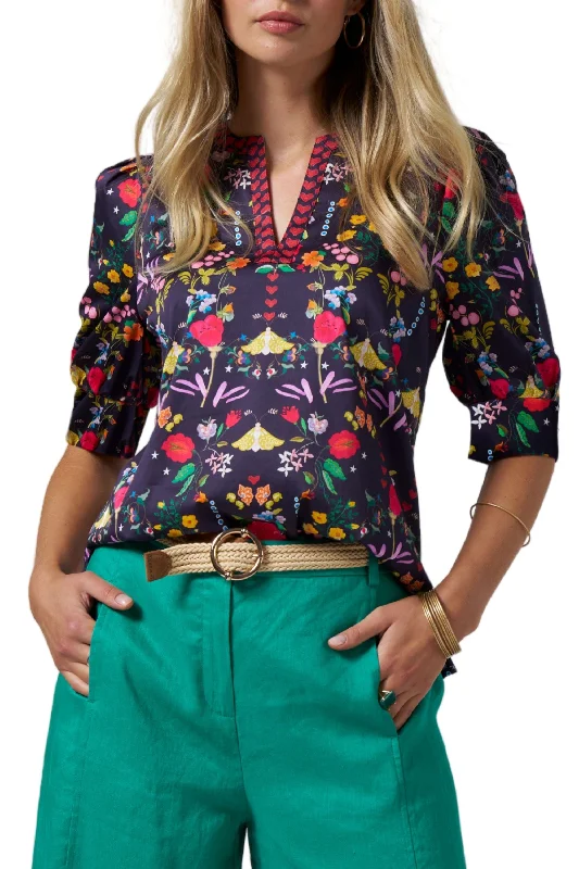 Rocker Chic Fashion HARMONIA TOP - LS2811
