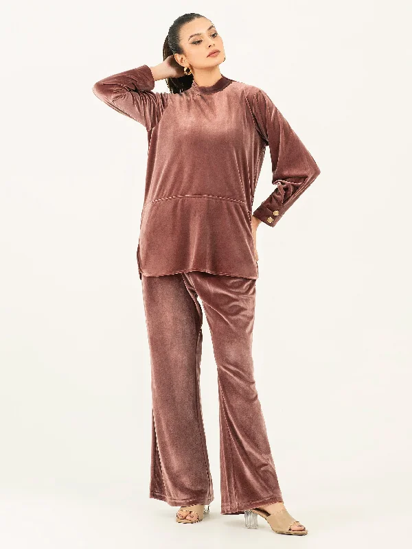 Budget-Friendly Fashion Velvet Co-Ord Set
