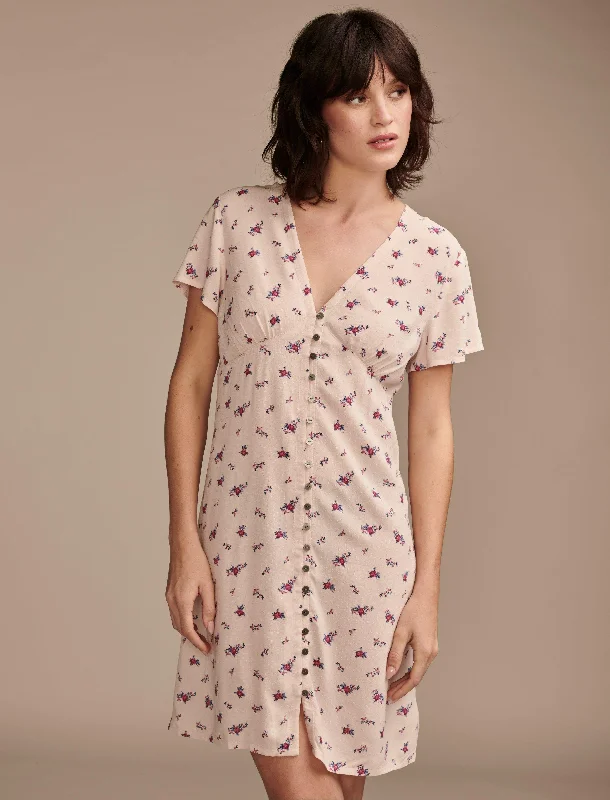 Women's Tailored Outfit Lucky Brand Women's Mini Short Sleeve Slip Dress