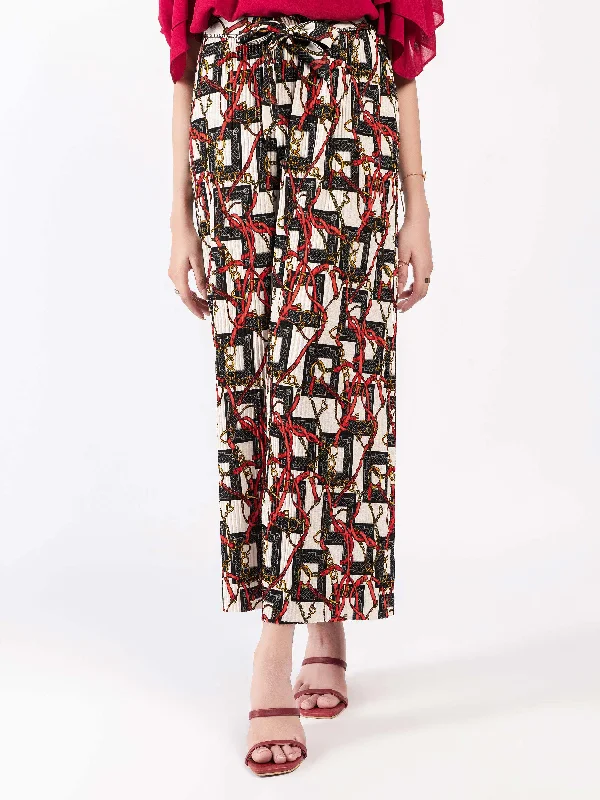 Fashion Forward Printed Jersey Culottes
