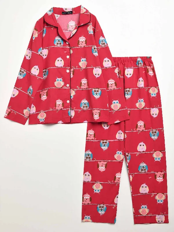 Quality Wear Printed Grip Sleep Suit