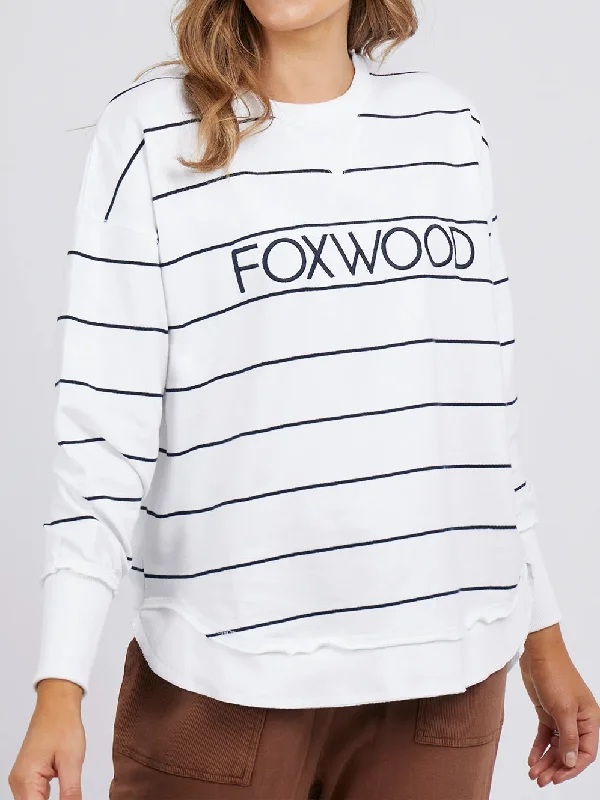Chic Outfits FOXWOOD CLASSIC STRIPE SIMPLIFIED CREW