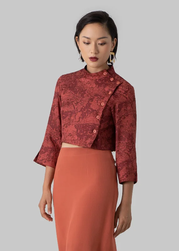 Online Boutiques Affordable SAPPHIRE - RED FAIFO