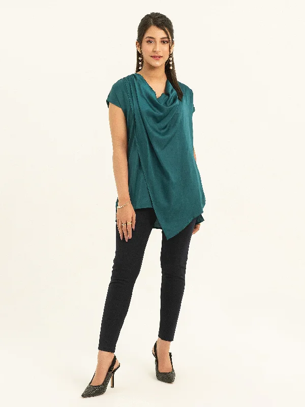 Evening Elegance Silk Top