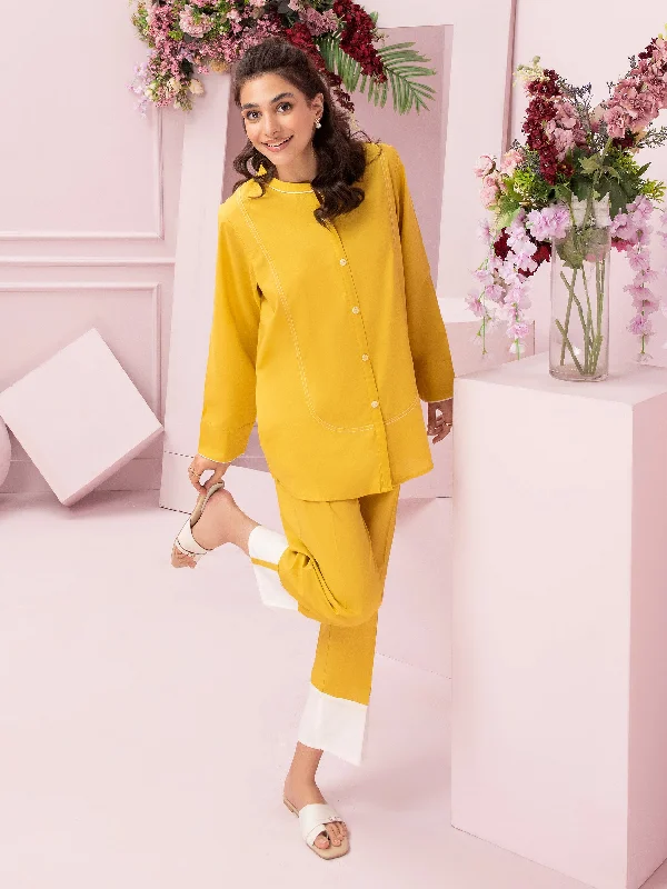 Sophisticated Style Dyed Lawn Co-Ord Set (Pret)