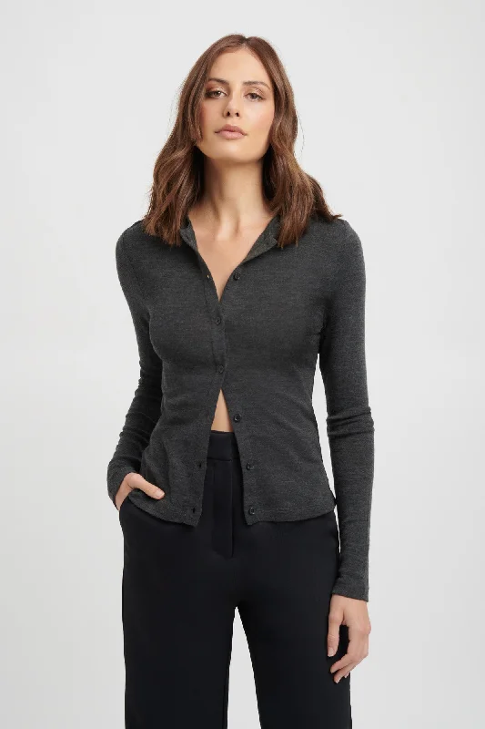 Relaxed Style Maria Button Up Top