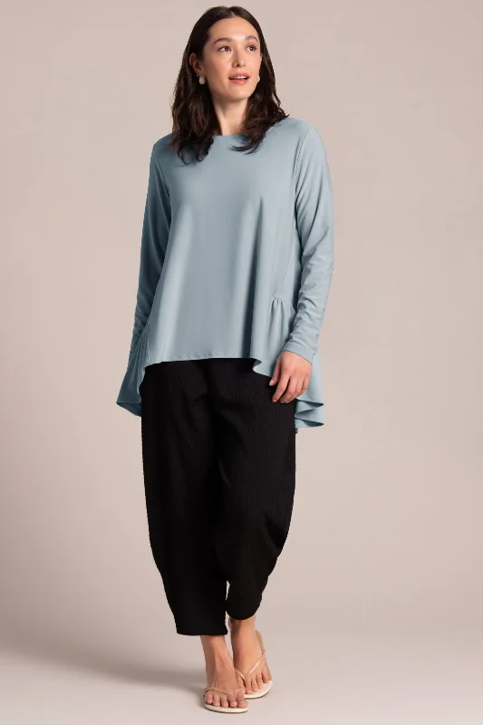 Must-Have Styles Flirty Peplum Top | Stone Blue
