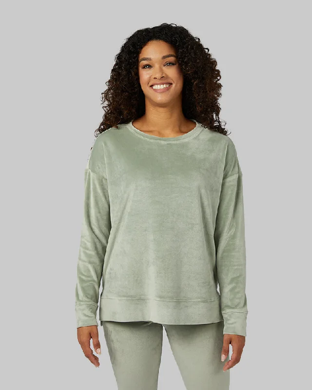 Best Sellers WOMEN'S SOFT VELOUR CREW TOP