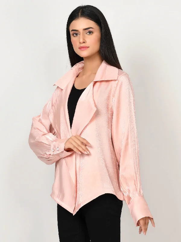 Latest Fashion Shimmer Cotton Satin Top