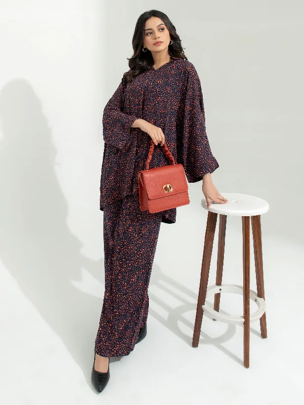 Weekend Exclusive Printed Linen Co-Ord Set (Pret)