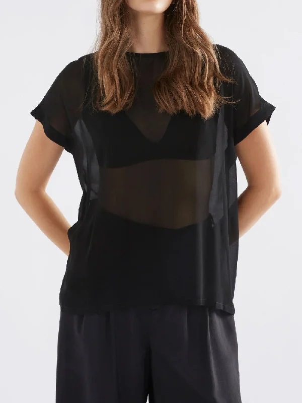 Wardrobe Essentials ELK SHEER WEBB TOP