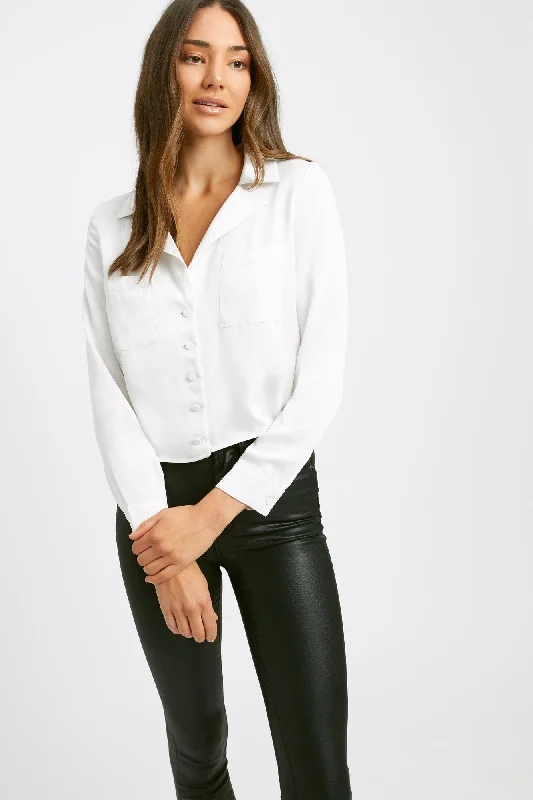 Seasonal Fashion Pearl Pocket Shirt