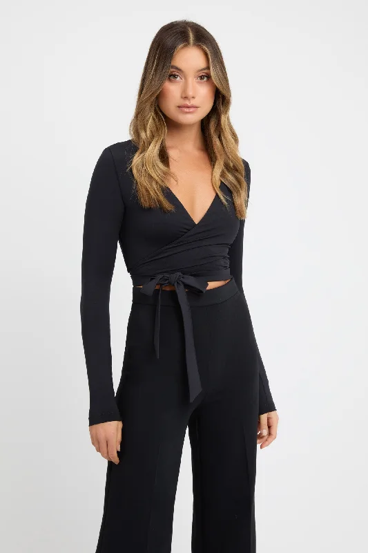 Fashion Deal Blanche Tie Top