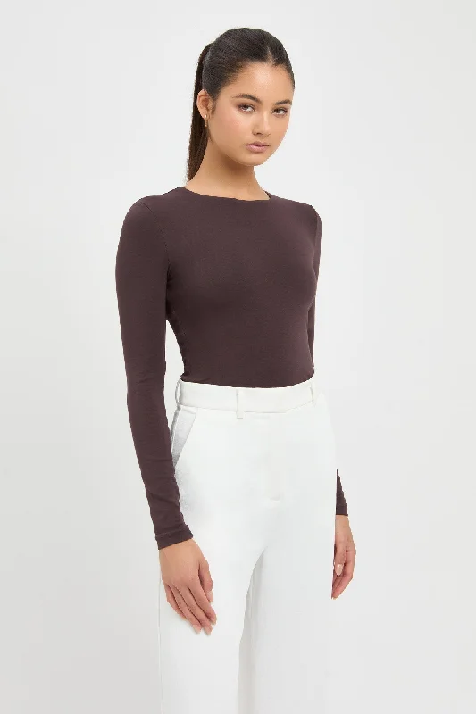 Comfortable Clothes High Crew Top