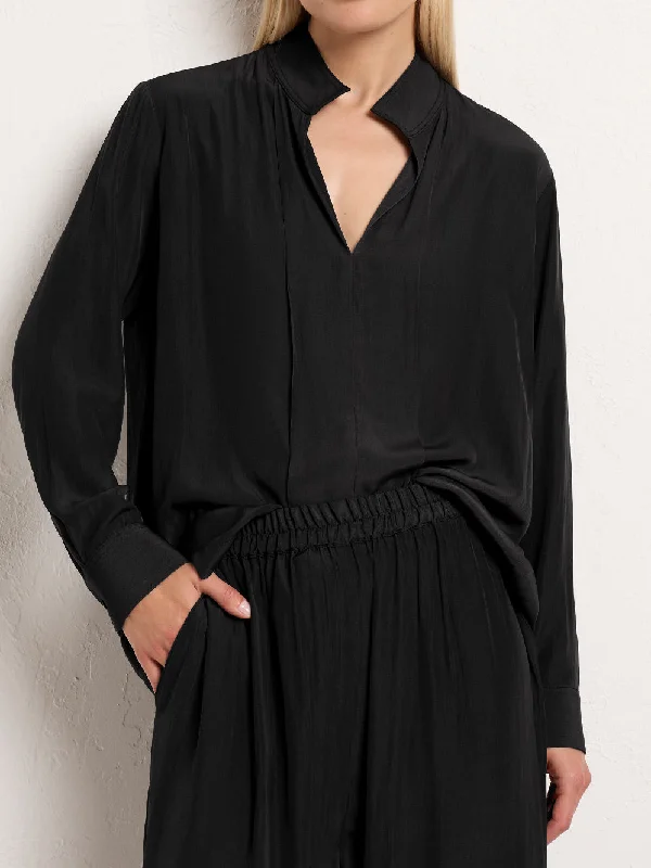 Latest Trends MELA PURDIE BEVEL NECK SHIRT