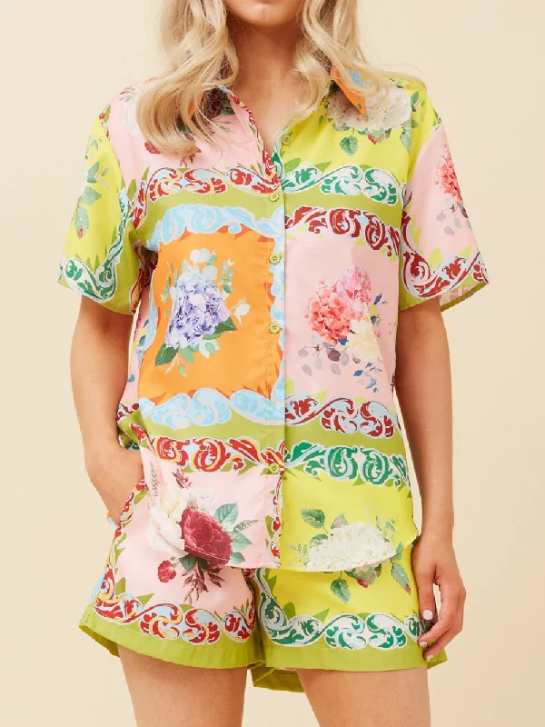 Fashionista Favorites CAROLINE K MORGAN FLORAL PATCHWORK SET