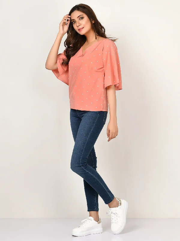 Colorful Clothing Polka Dot Top