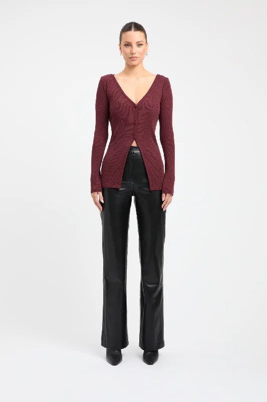 Comfortable Clothes Denver Merino Wool Top
