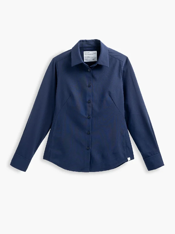 Casual Fashion Women's Aero Zero Classic Shirt - Navy (VN)