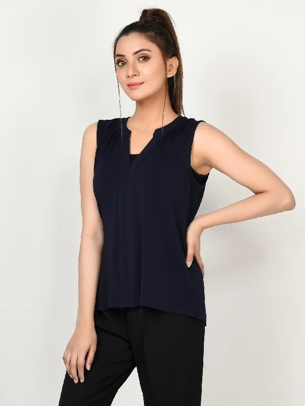 Graceful Fashion Plain Jersey Top
