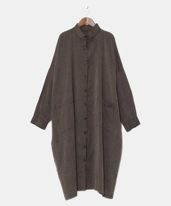 Sophisticated Outfits Striped Unisex Long Shirt