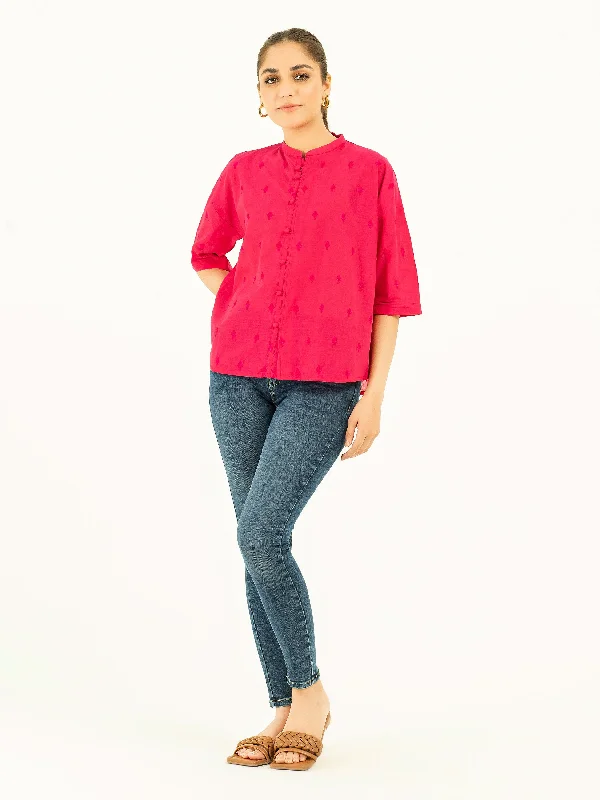 Elegant Styles Embroidered Lawn Top