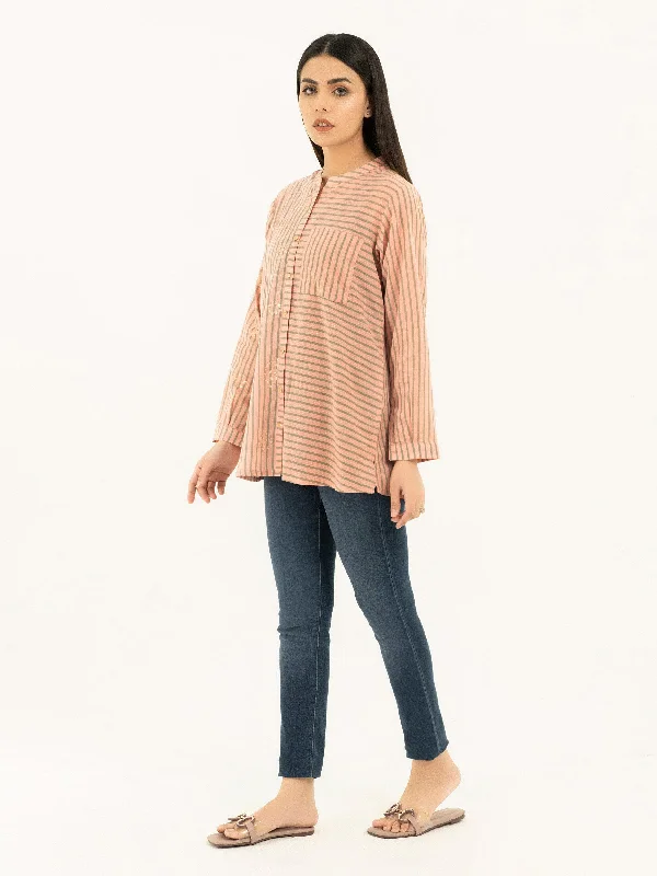 Stylish Looks Yarn Dyed Top-Embroidered (Pret)