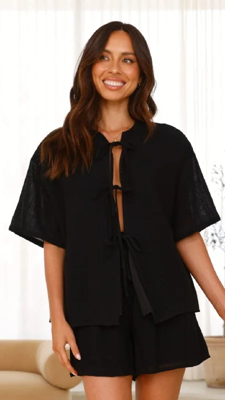 Trend Alert Arana Top - Black