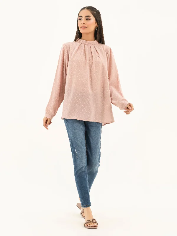 Minimalist Style Glitter Grip Top