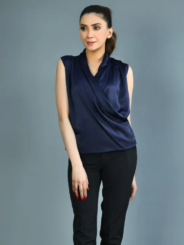 Seasonal Sale Solid Silk Top