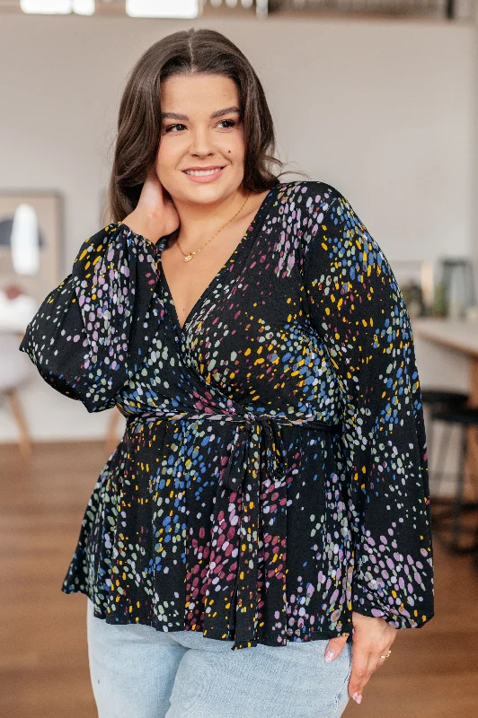Cool Prices As It Happened Faux Wrap Top