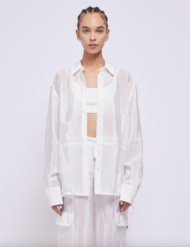 Chic Wardrobe Laylah Shirt - White