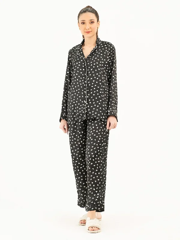Boutique Dress Online Printed Silk Sleepwear